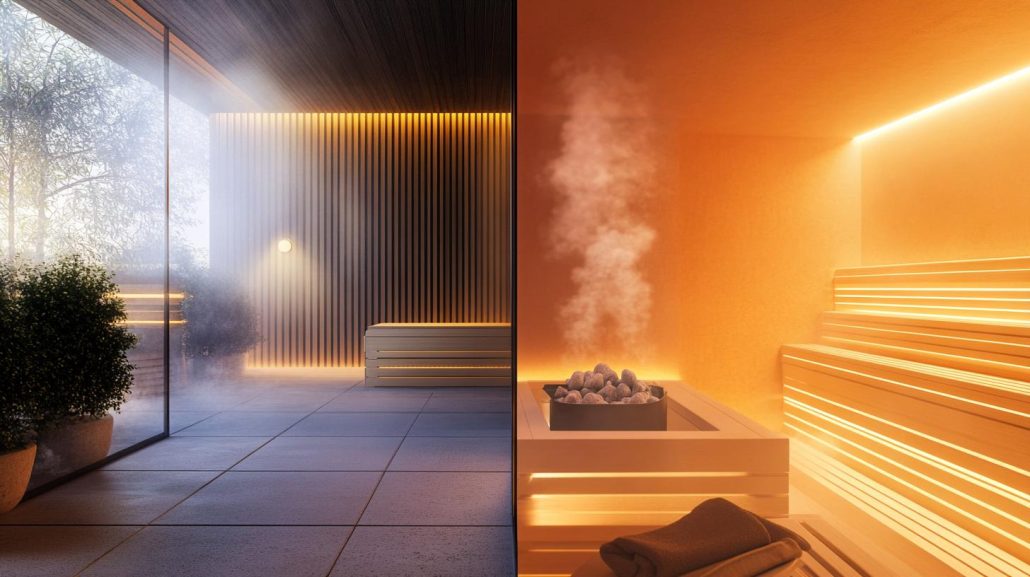 Sauna vs. Steam Room